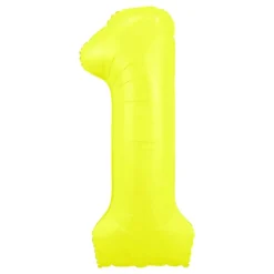 Sifferballong Neongul