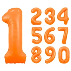 Sifferballong Neonorange