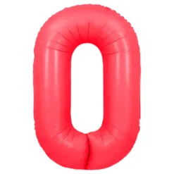 Sifferballong Neonröd