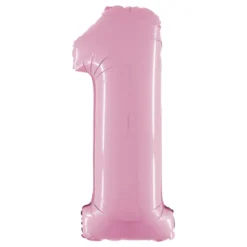 Sifferballong Pastellrosa
