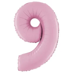 Sifferballong Pastellrosa