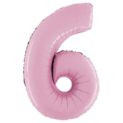 Sifferballong Pastellrosa