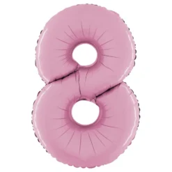Sifferballong Pastellrosa