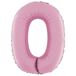 Sifferballong Pastellrosa