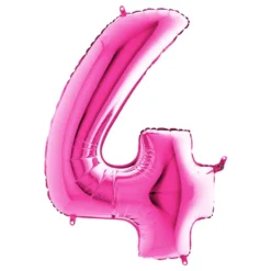 Sifferballong Rosa Metallic