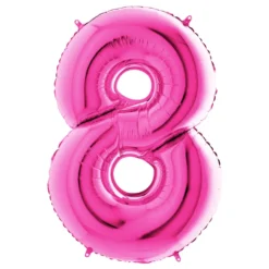 Sifferballong Rosa Metallic