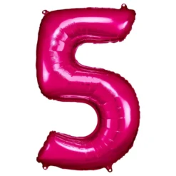 Sifferballong Rosa Metallic