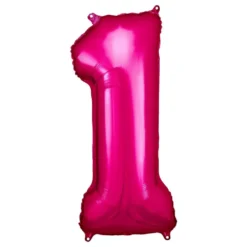 Sifferballong Rosa Metallic
