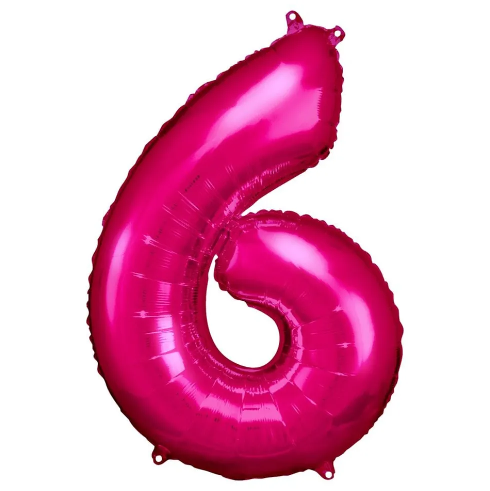 Sifferballong Rosa Metallic