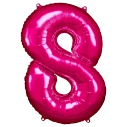 Sifferballong Rosa Metallic
