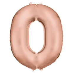 Sifferballong Roséguld Satin