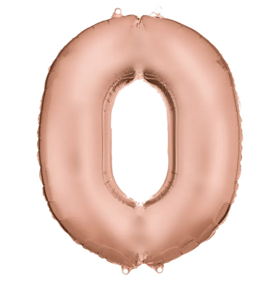 Sifferballong Roséguld Satin