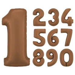 Sifferballong Satin Chocolate