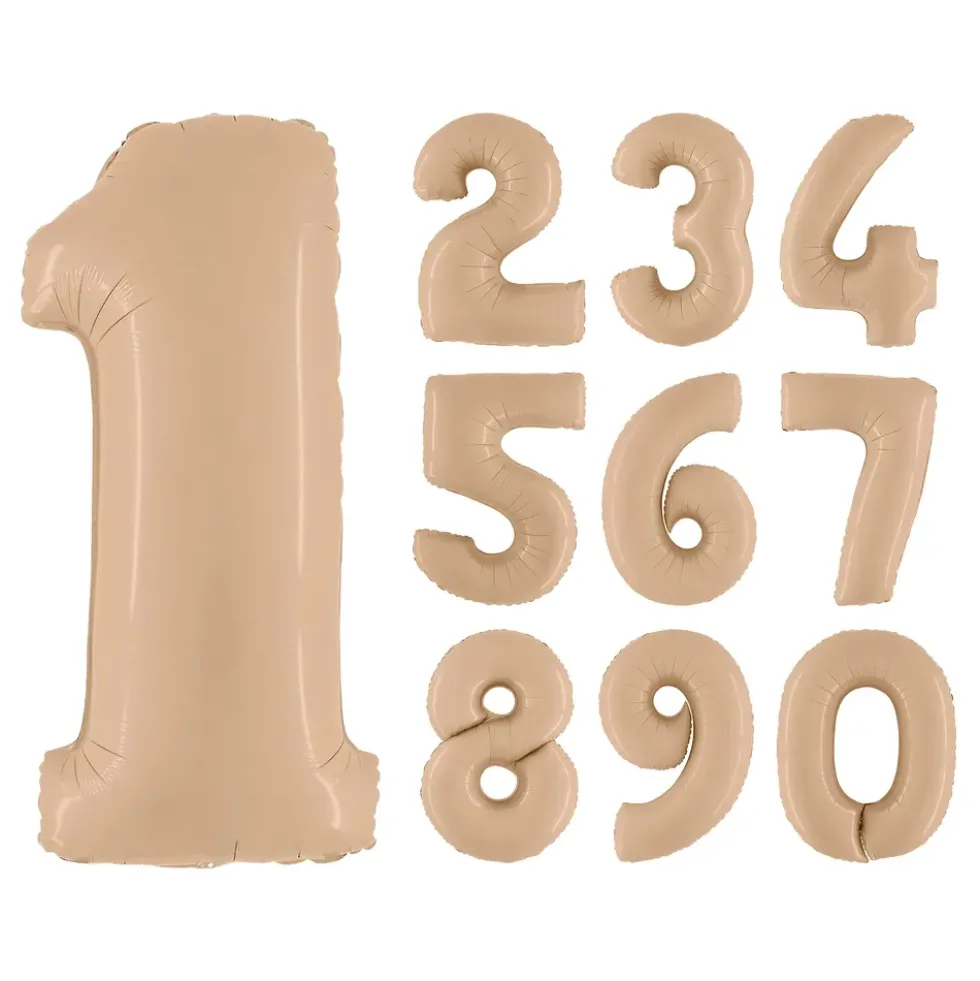 Sifferballong Satin Nude