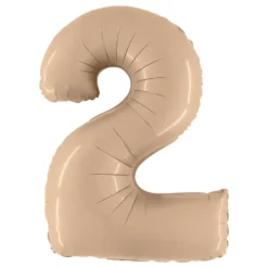 Sifferballong Satin Nude