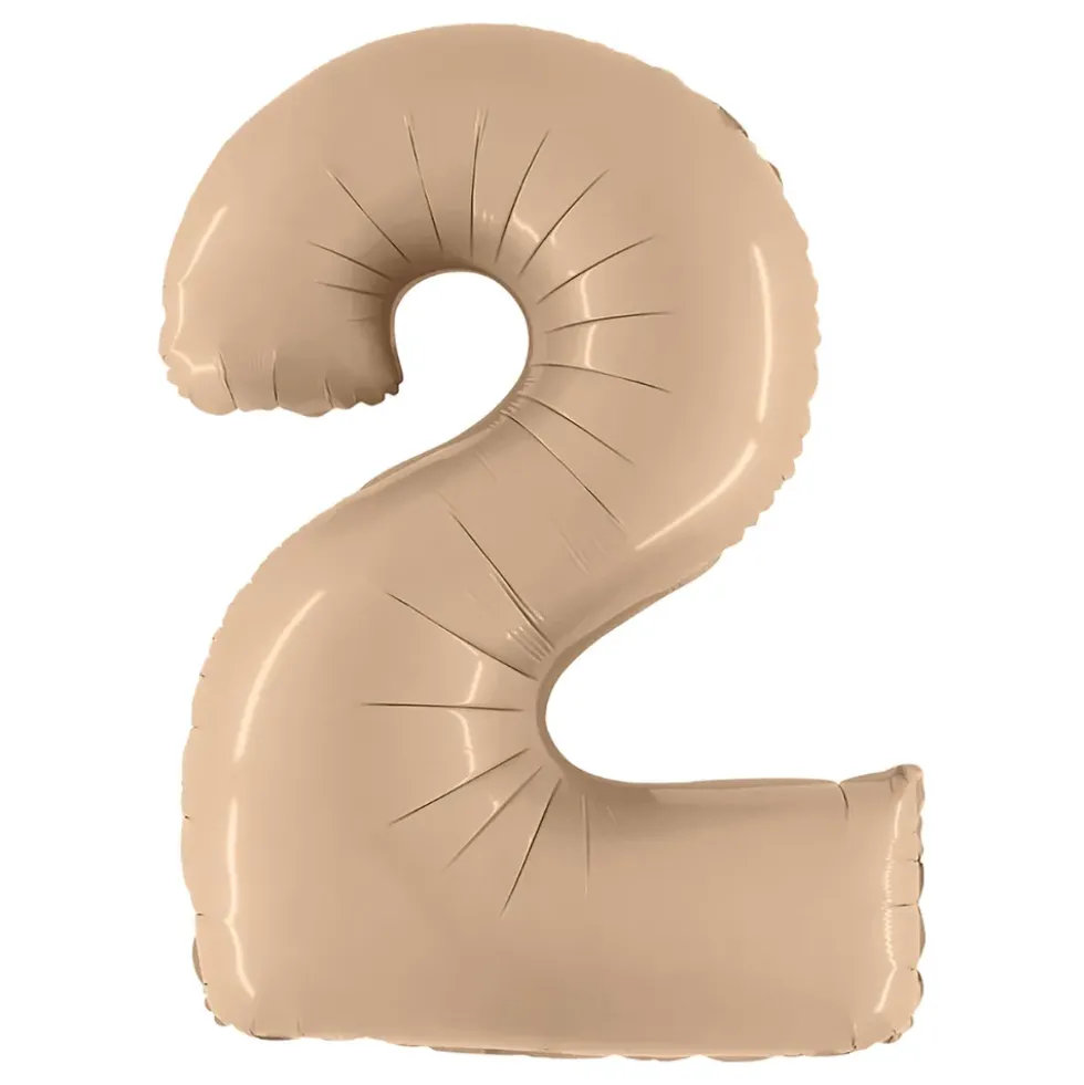 Sifferballong Satin Nude
