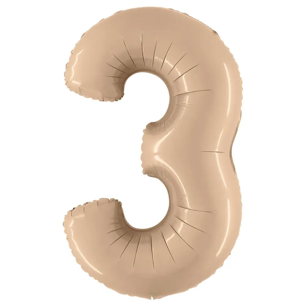 Sifferballong Satin Nude