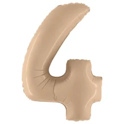 Sifferballong Satin Nude
