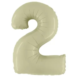Sifferballong Satin Olive Green