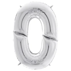 Sifferballong Silver Gigantisk