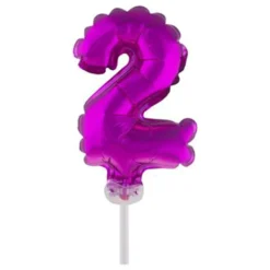 Sifferballong Tårtdekoration Rosa