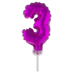 Sifferballong Tårtdekoration Rosa