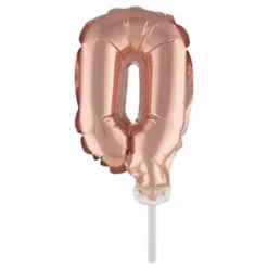 Sifferballong Tårtdekoration Roséguld