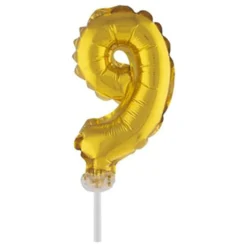 Sifferballong Tårtdekoration Guld