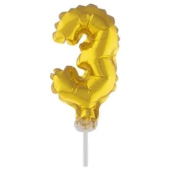 Sifferballong Tårtdekoration Guld