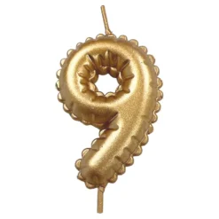 Sifferljus Ballongformad Guld