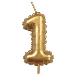 Sifferljus Ballongformad Guld