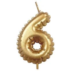 Sifferljus Ballongformad Guld