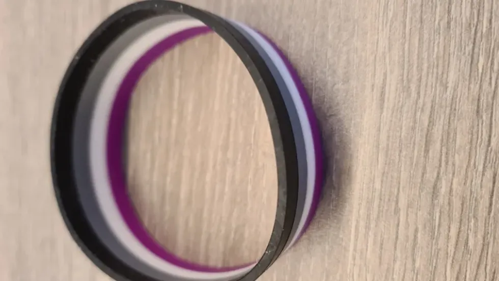 Silikonarmband Asexuell