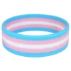 Silikonarmband Transflagga