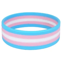 Silikonarmband Transflagga