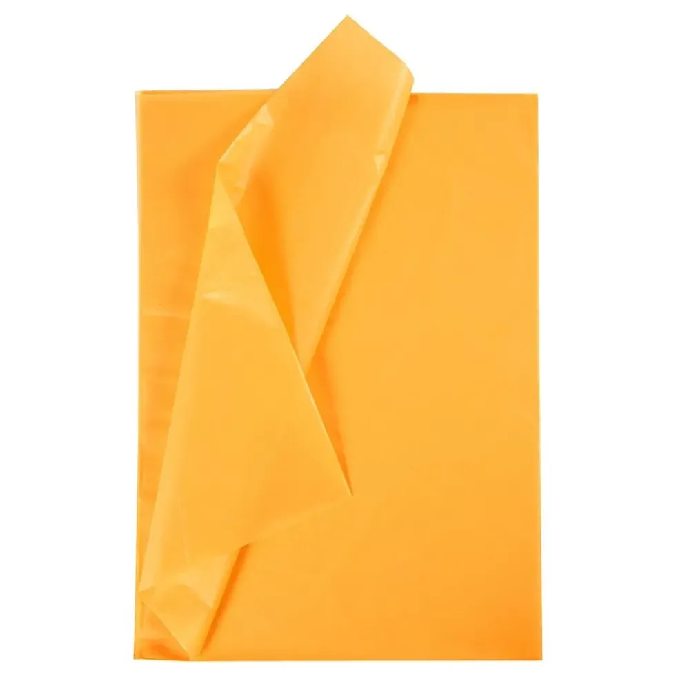 Silkespapper Orange