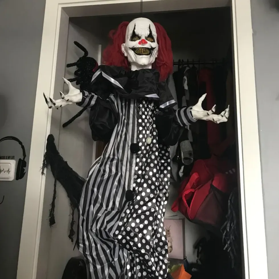 Skakande Clown Animerad Prop