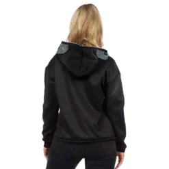 Skelett Hoodie Glitter med Dragkedja