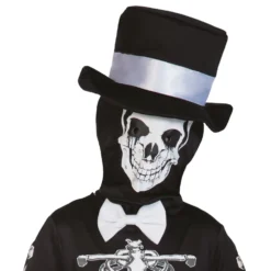 Skelett med Hatt Barn Maskeraddräkt