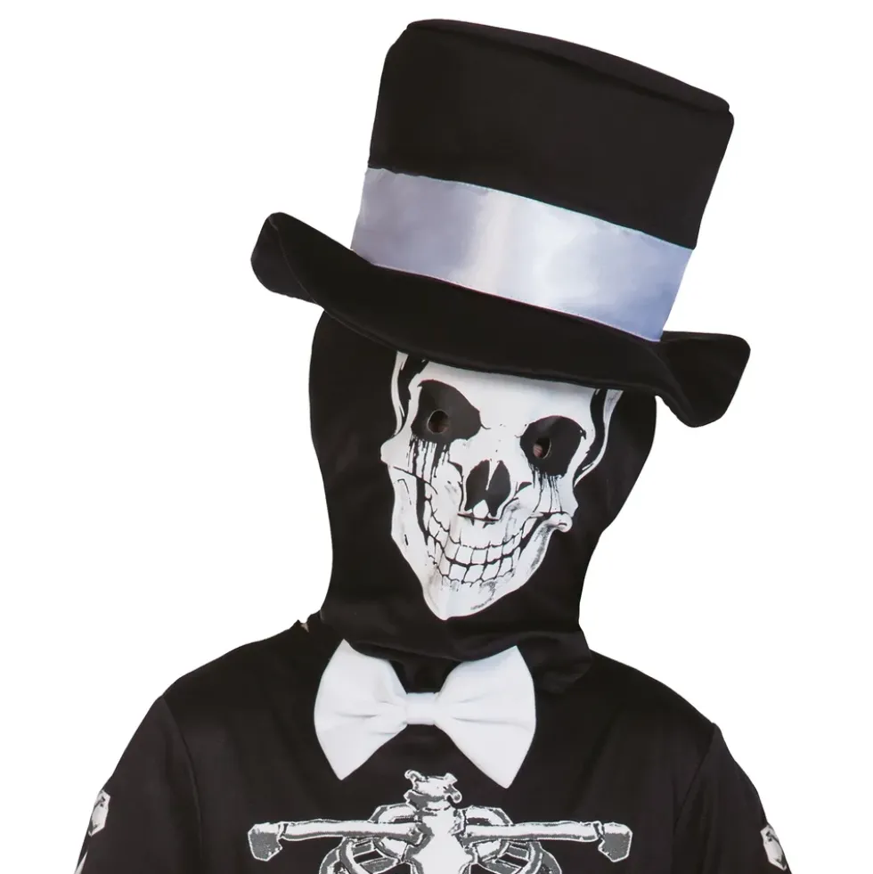 Skelett med Hatt Barn Maskeraddräkt