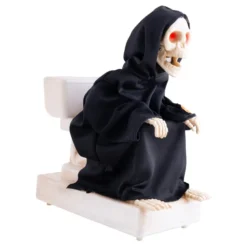 Skelett på Toalett Animerad Prop