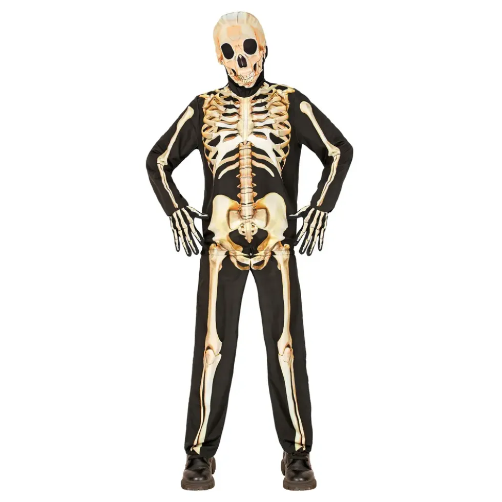 Skelett Tracksuit Barn Maskeraddräkt