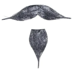 Skägg & Mustasch Silver