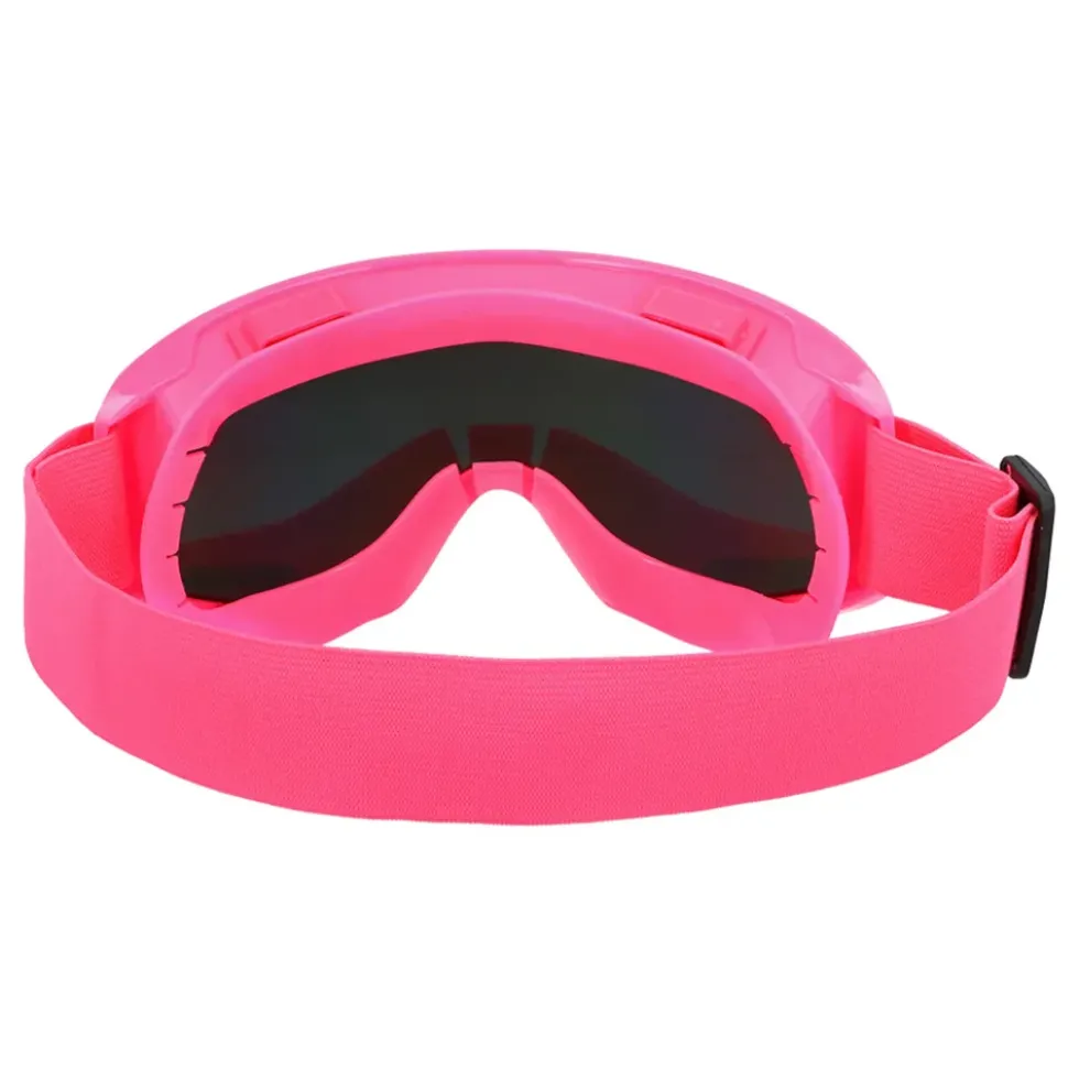 Skidglasögon Neonrosa