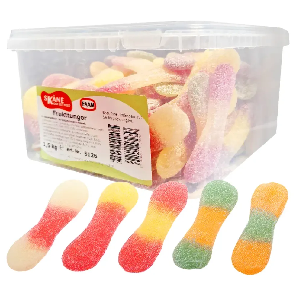 Skåne Konfektyrer Frukttungor Storpack