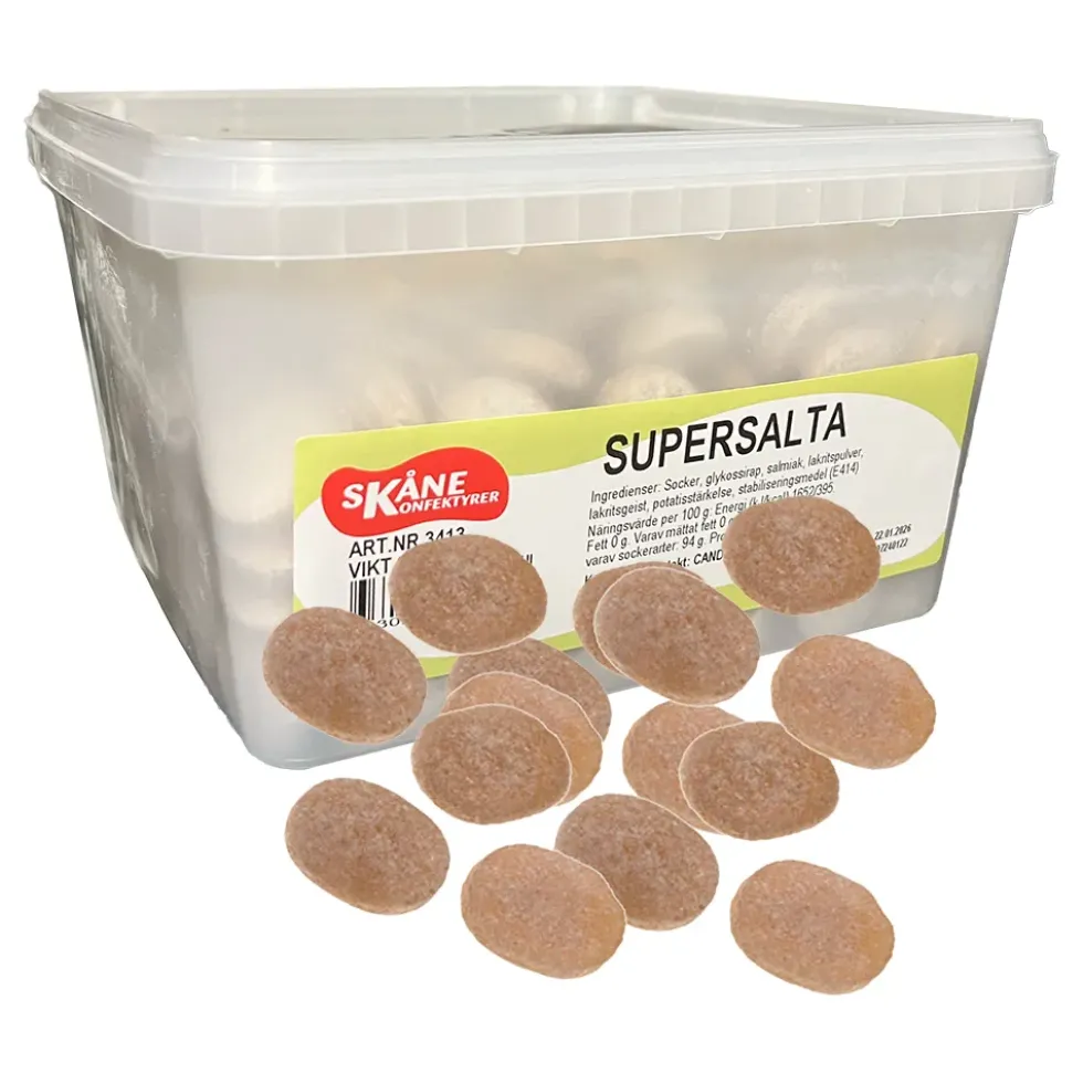 Skåne Konfektyrer Supersalta Storpack