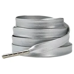 Skosnören Silver Metallic