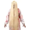 Skräckflicka Lång Peruk Blond