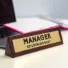 Skrivbordsskylt Manager