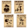 Skyltar Wanted Pirattema